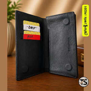 Premium Black Executive Long Wallet